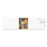 August Macke - Im Basar - 1914 In the Bazaar Bumper Sticker