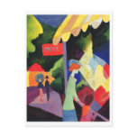 August Macke -  Modefenster 1913 watercolor Post Cards