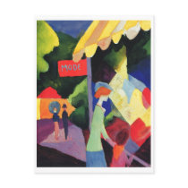 August Macke -  Modefenster 1913 watercolor Post Cards
