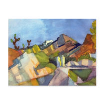 August Macke - Rocky Landscape Postcard