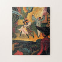 August Macke - Russian Ballet puzzles
