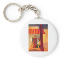 August Macke - Turkish Cafe 1914 Türkisches Café Keychains