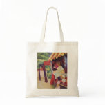 August Macke - Vor dem Hutladen 1913 Oil Bags