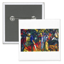 August Macke - Zoo Garden 1912 Oil on Canvas Pins