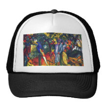 August Macke - Zoological Garden I Mesh Hat