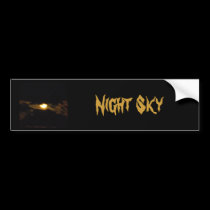August Night Sky bumper stickers