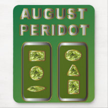August Peridot Mouse Pad