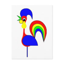 August Rainbow Postcard