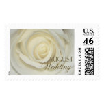 August Simply Cream Wedding Rose Postage