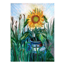 August Sunflower posters