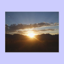 August Sunset postcards