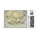 August Wedding cream rose postage by aslentz August Wedding cream rose postage