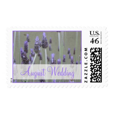 August Wedding lavender flowers Stamps by DonnaGrayson_Photos