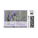August Wedding lavender flowers Stamps