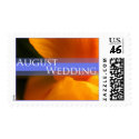 August Wedding Postage Stamp stamp