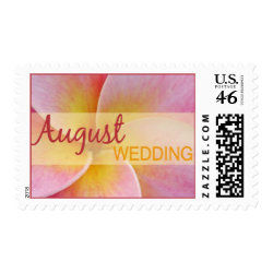 August Wedding postage stamps stamp