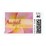 August Wedding postage stamps
