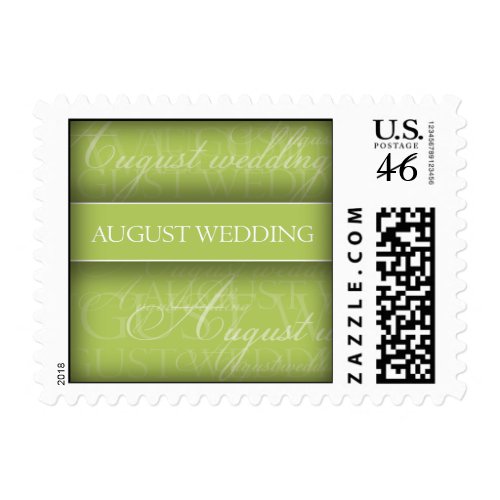 August Wedding Stamp stamp