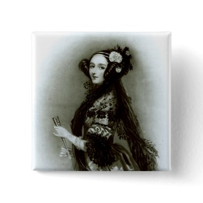 Augusta Ada Byron  Countess of Lovelace Buttons by bridgemanart