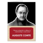 Auguste Comte Anti-Valentine's Day Card