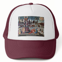 Augustus And The Sibyl Of Tibur By Antoine Caron Mesh Hat