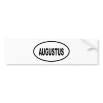 AUGUSTUS BUMPER STICKERS