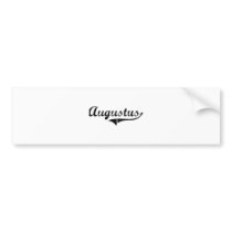 Augustus Classic Style Name Bumper Sticker