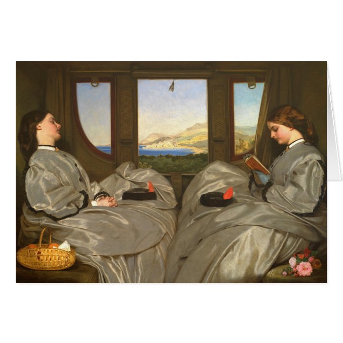 Augustus Egg The Travelling Companions CC0457 Greeting Card