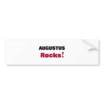 Augustus Rocks Bumper Sticker