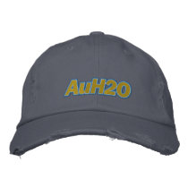 AuH2O Embroidered Hat embroidered hats by Libertymaniacs AuH2O Embroidered Hat embroidered hats