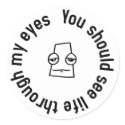 Auitsm Stickers,Through my eyes by autismshowucare Auitsm Stickers,Through my eyes