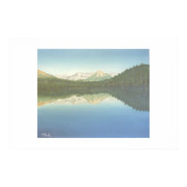 Auke Lake Reflection posters