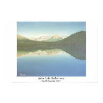 Auke Lake Reflections posters