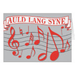Auld Lang Syne Greeting Cards