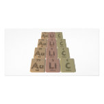 Aulic-Au-Li-C-Gold-Lithium-Carbon Photo Card Template