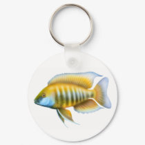 Aulonocara jacobfriebergi Cichlid Keychain