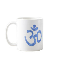 Aum - Om - Blue mugs by sejlas Aum - Om - Blue mugs