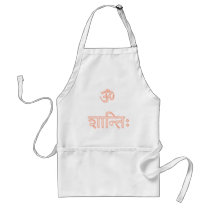 Aum Shanti Apron by lucky_luke Aum Shanti Apron