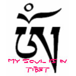 AUM - TIBETAN SCRIPT, MY SOUL IS IN TIBET t-shirts