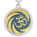 Aum Tie-Dye Swirl Necklace