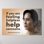 Aung san suu kyi poster