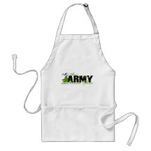 Aunt Combat Boots - ARMY Apron