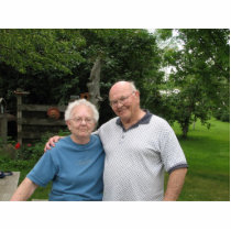 Aunt Eileen & Pop photo sculptures