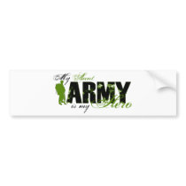 Aunt Hero 3 - ARMY Bumper Sticker