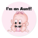Aunt of New Niece Tshirts and Gifts stickers