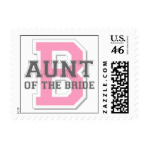 Aunt of the Bride Cheer Postage Stamp