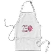 Aunt of the Bride Pink aprons by Bridesrus Aunt of the Bride Pink aprons