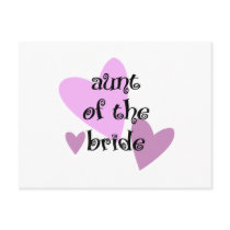 Aunt of the Bride Postcards