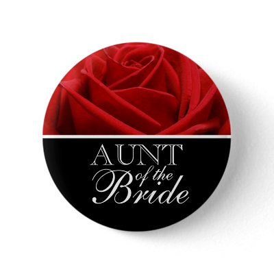 Aunt Of The Bride Wedding Pins