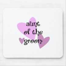 Aunt of the Groom Mouse Pads